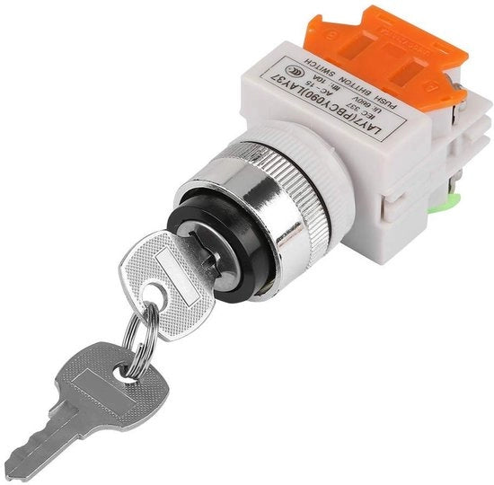 Commutatore a due vie - Interruttore rotativo - 220V - Resistente al calore e duraturo - Modello LAY37-11Y/21