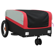 Rimorchio per trasporto biciclette in ferro rosso 30 kg 02_0044172