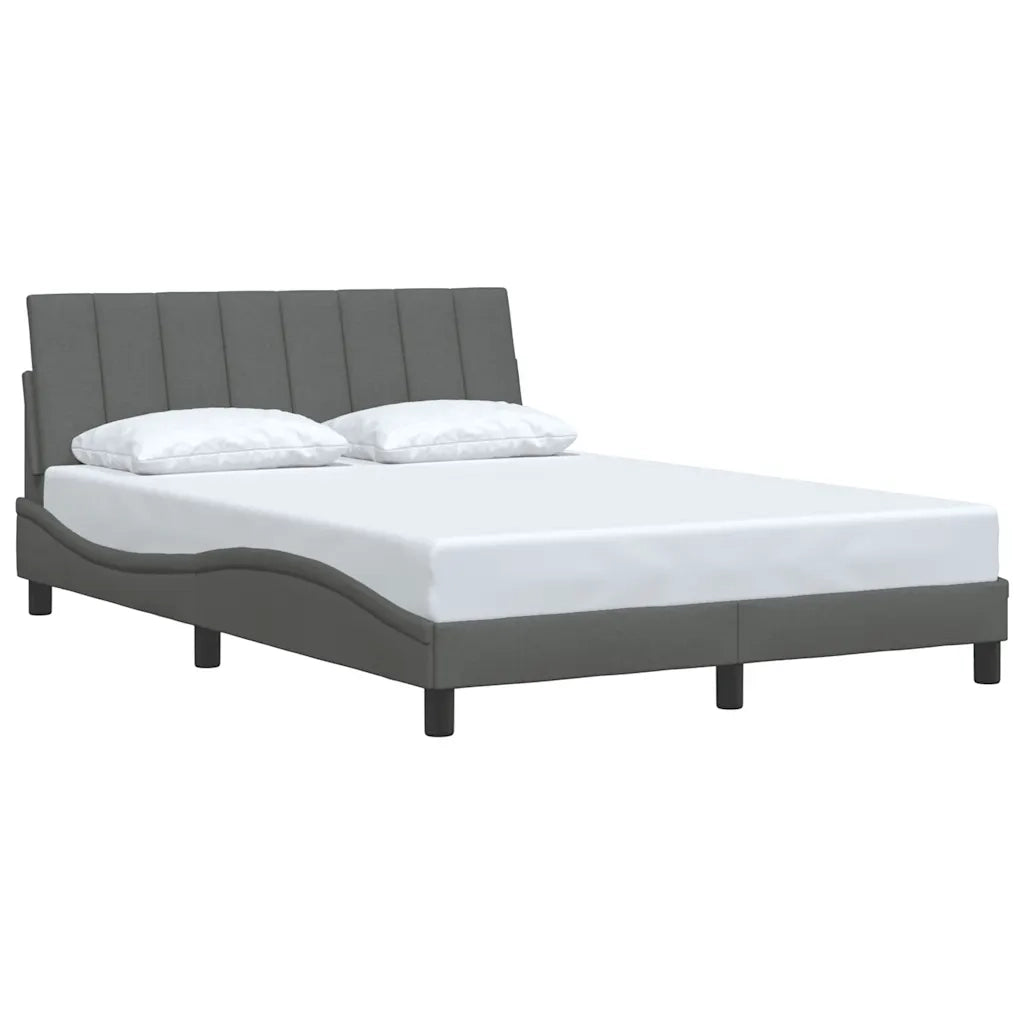 Giroletto senza Materasso Hanko Grigio Scuro 140x200 cm Tessuto