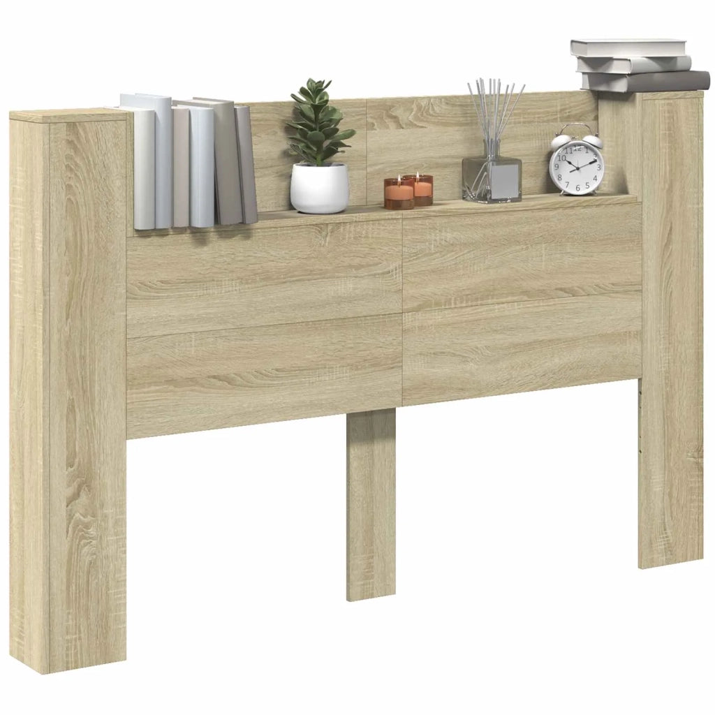 Testiera-Testata-Testiera Decorativa Rovere Sonoma 160 x 16,5 x 103,5 cm Legno multistrato