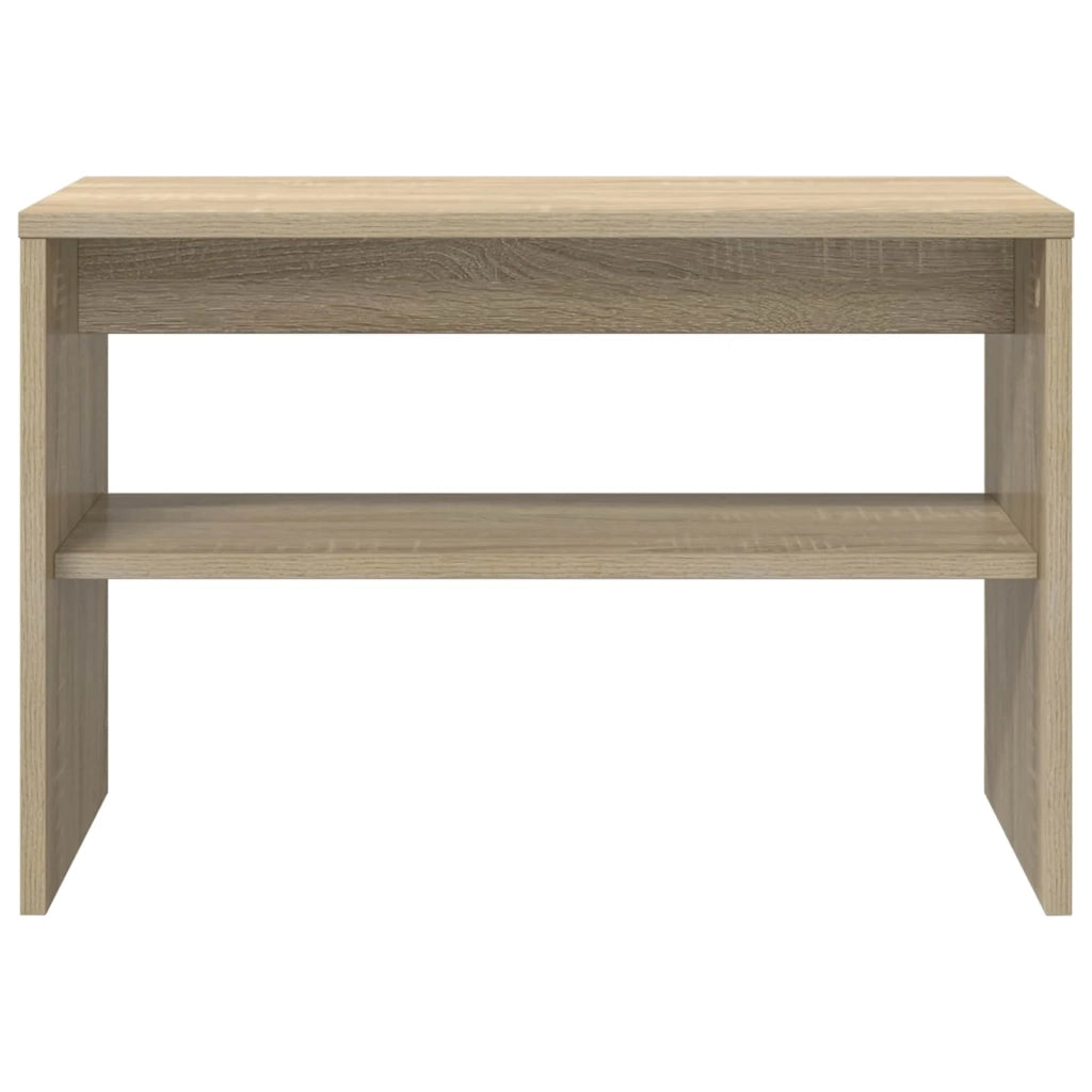 Mobile TV rettangolare moderno con pratico ripiano per soggiorno 60 x 30 x 40 cm in legno di quercia Sonoma 02_0058363