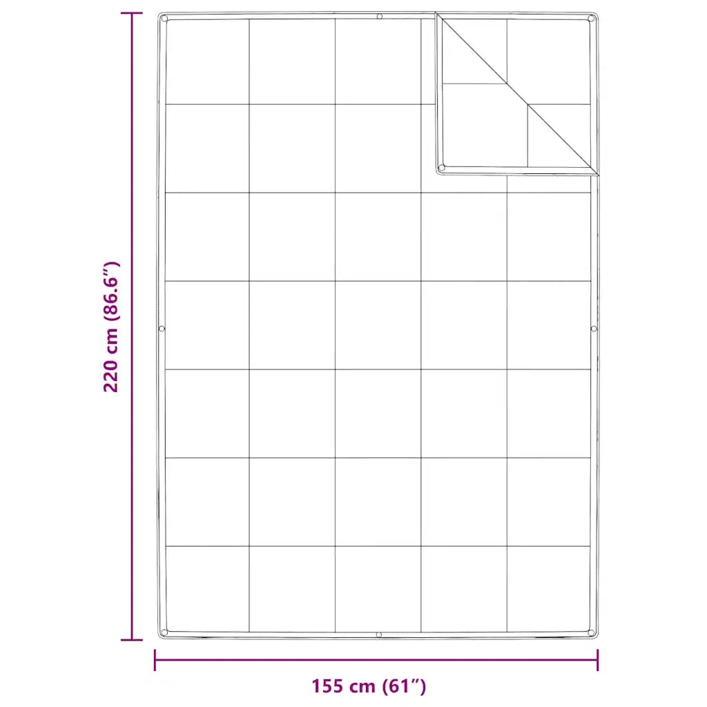 Duvet 2-in-1 Bianco 155 x 220 cm Piuma 42007670