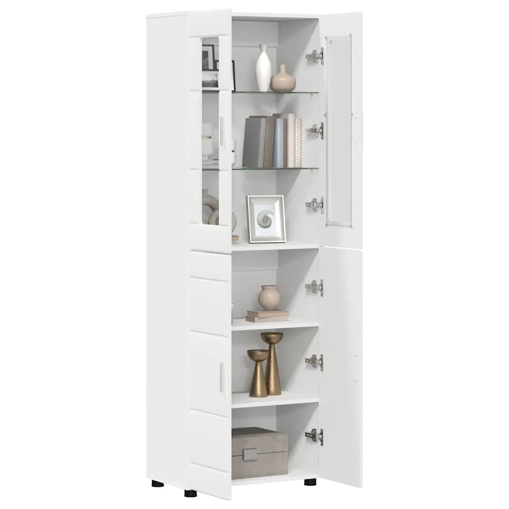 Credenza FLORIN Bianco 60 x 35 x 182 cm Legno multistrato 3397914