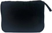 Decongelante deken per aereo, con sacchetto di stoccaggio, con cinghia per valigia e clip per zaino, decongelante deken compatto, adatta per ogni viaggio, 100*150cm, Nero