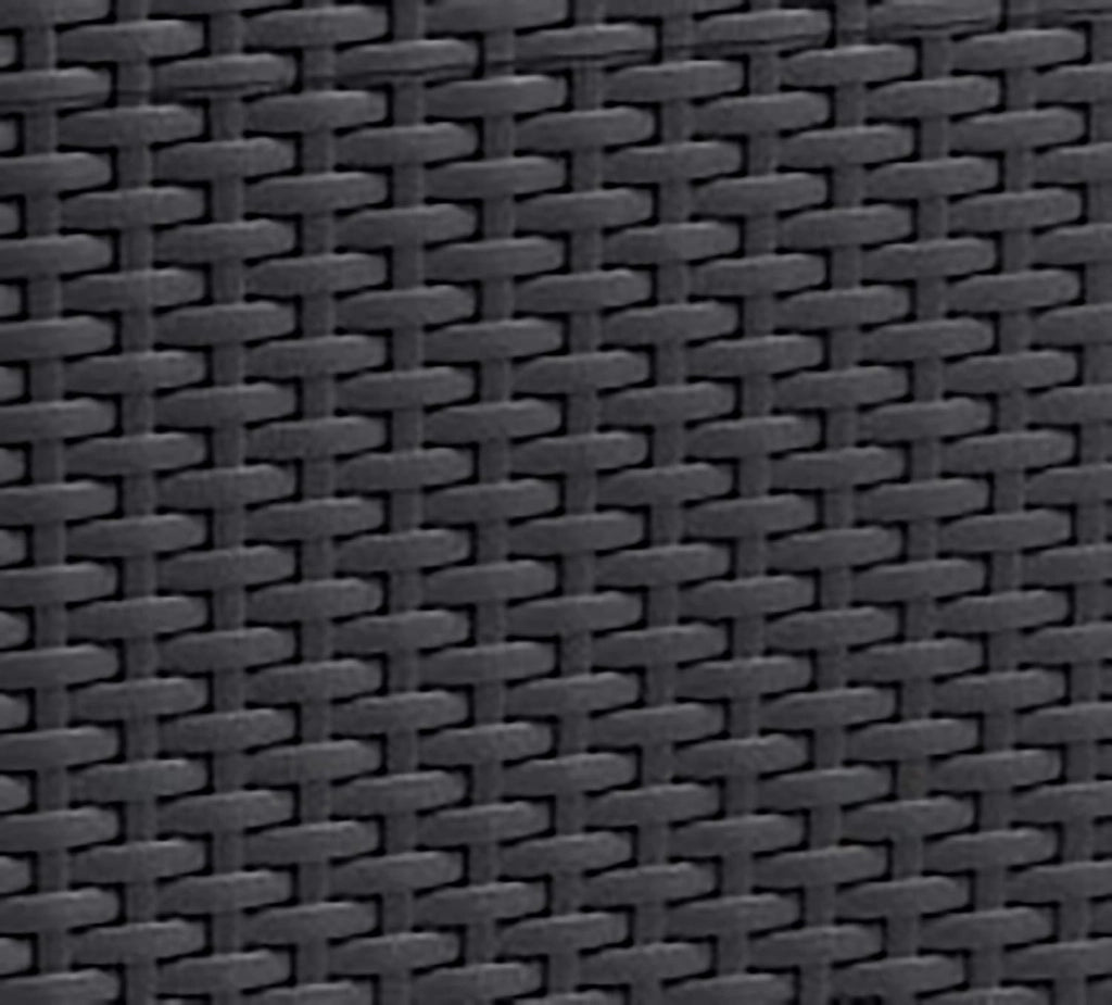 Salottino da giardino 3 pezzi con 2 poltrone e tavolino contenitore effetto rattan colore grafite Iowa Balcony Keter