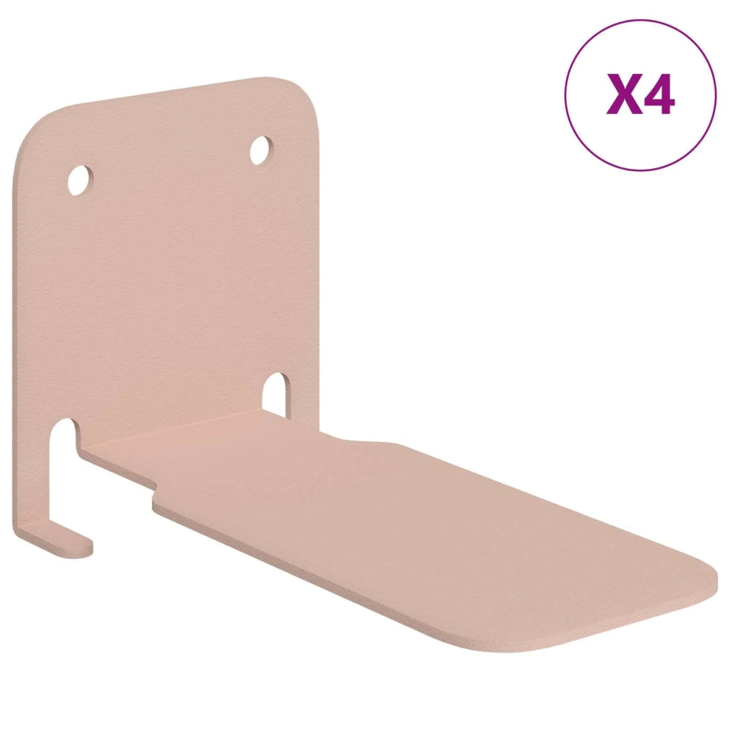4 pz Mensola | Ripiano | Scaffale sospesa con lo scaffale Rosa 6 x 10,8 x 6,6 cm