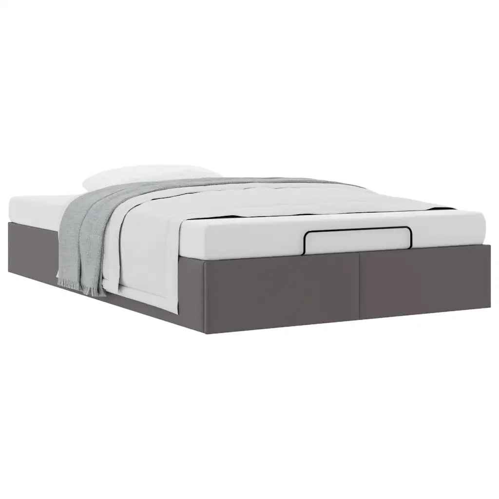 Struttura Letto Pouf senza Materasso 120x190 cm Similpelle
