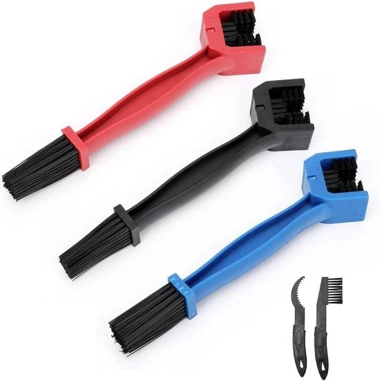 Kit di spazzole per catene - 5 pezzi - catena per bicicletta e motocicletta - spazzola per catena - set di pulizia per bicicletta - apparecchio di pulizia per catene - spazzola per ingranaggi

Specifiche tecniche:
- 5 pezzi
