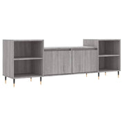 Mobile TV multimediale mensola TV credenza TV sala da pranzo soggiorno camera da letto Sonoma 160 x 35 x 55 cm legno ingegnerizzato grigio 02_0028423