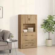 Credenza Rovere artigianale 80 x 33 x 150 cm Legno multistrato 3334344