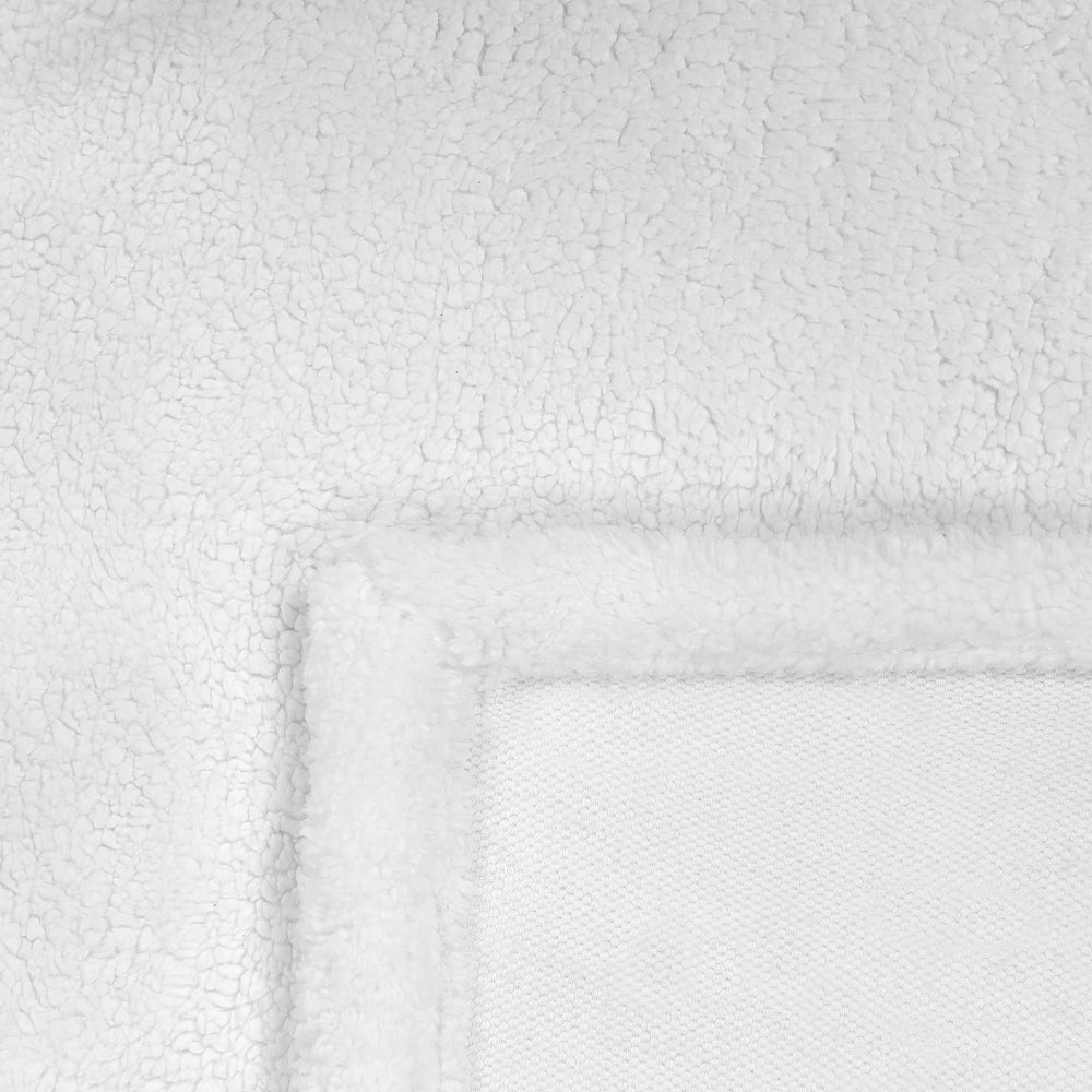 Coperta bianca 125 x 150 cm soggiorno camera da letto accessorio divano