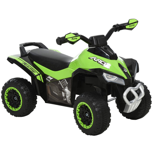 Quad per Bambini a Spinta Manuale con Suoni Integrati Verde