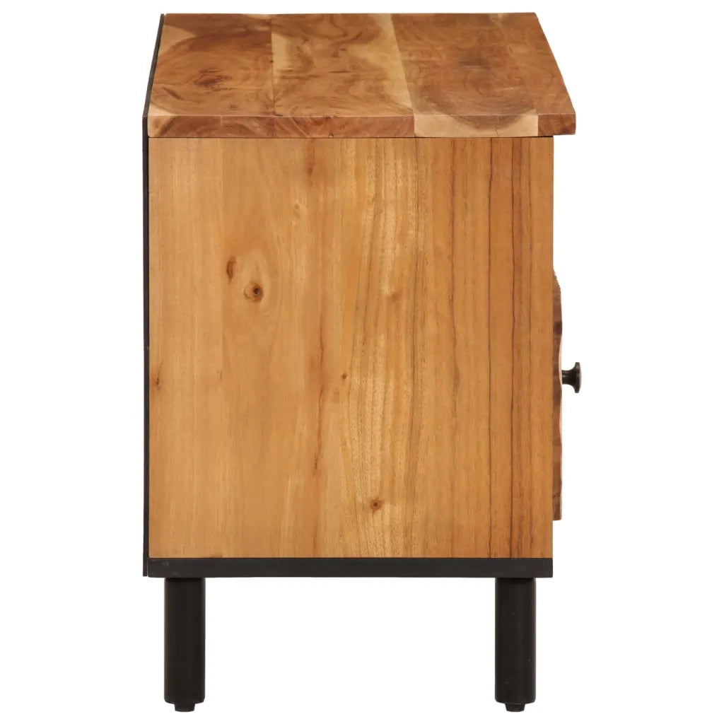 Mobile Porta TV 100x33x46 cm in Legno Massello di Acacia 356871