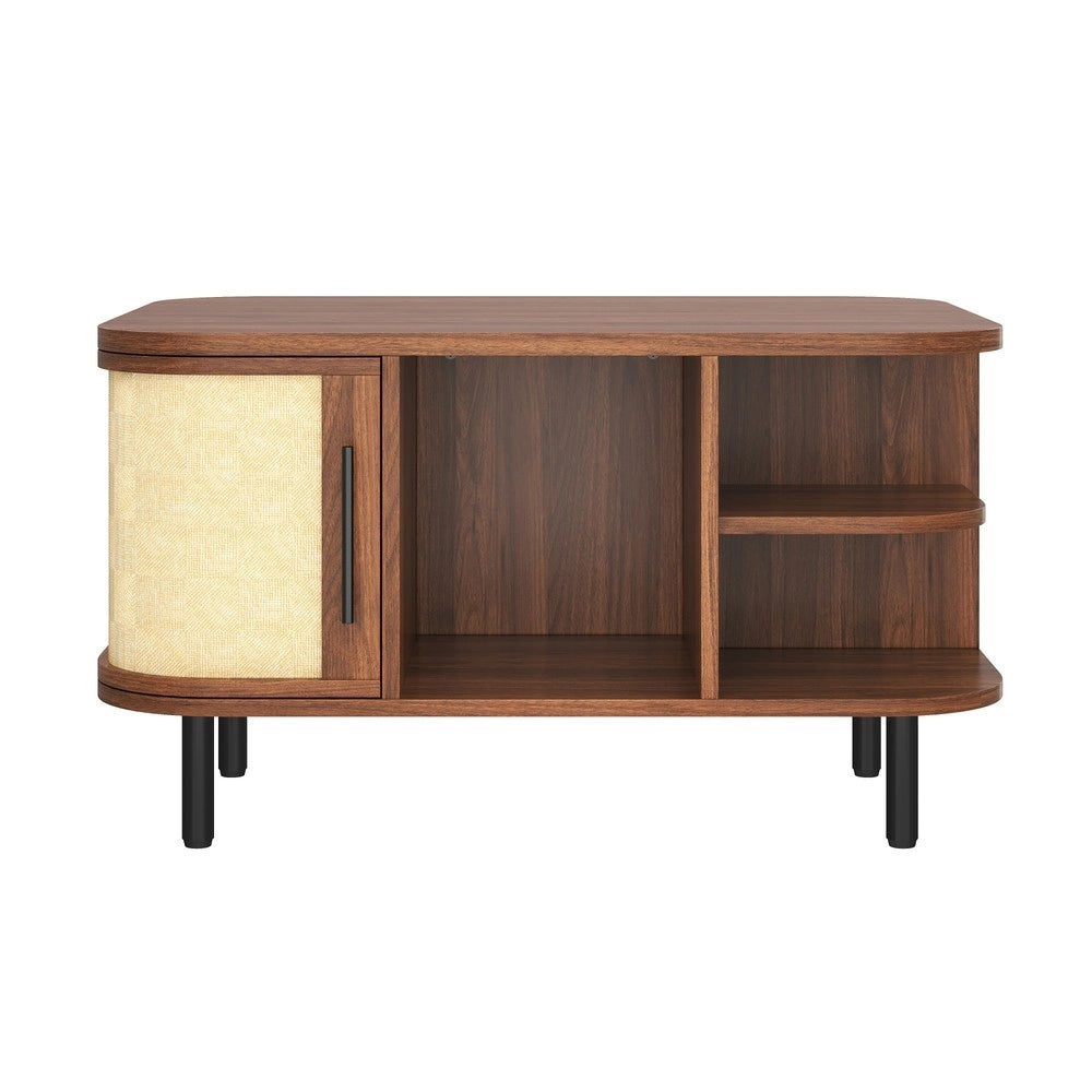 Tavolino da Salotto con Ripiano ¨C MINIMAL ¨C MDF, Metallo, Design Moderno