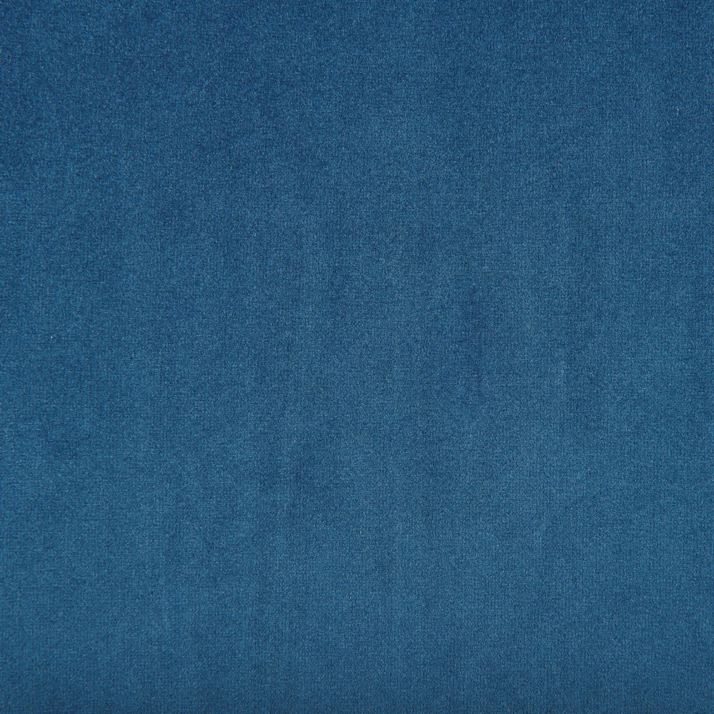 Set di 2 sedie da pranzo con rivestimento in velluto blu Sedile con gambe in legno eleganti dal design moderno