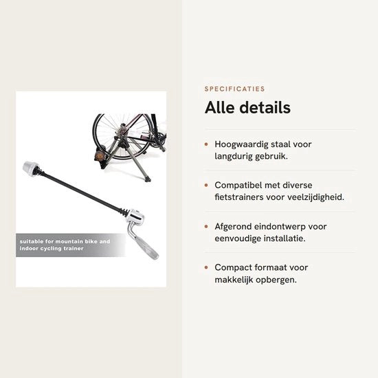 Serratura per bicicletta in acciaio inossidabile - Compact - Resistente - Duratura - 165 mm Lunghezza