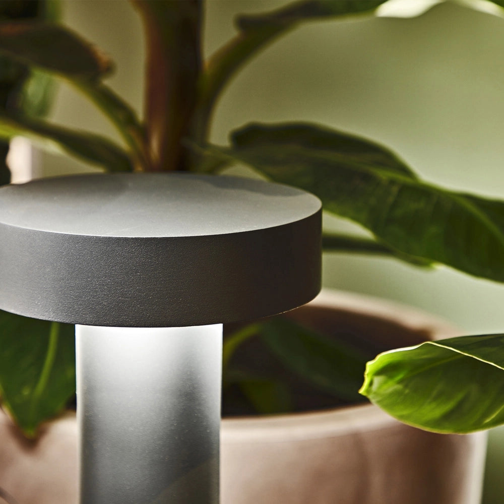 Piantana Moderna Tesla Alluminio Antracite 4 Luci G9 H60Cm