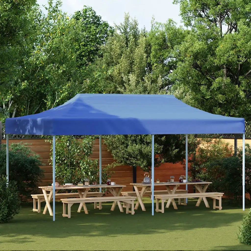 Tenda Pieghevole Pop-Up 3x6 m Blu 42506
