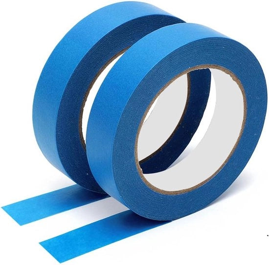 Nastro adesivo per carrozzeria per modellismo in silicone - 24 mm x 50 m blu