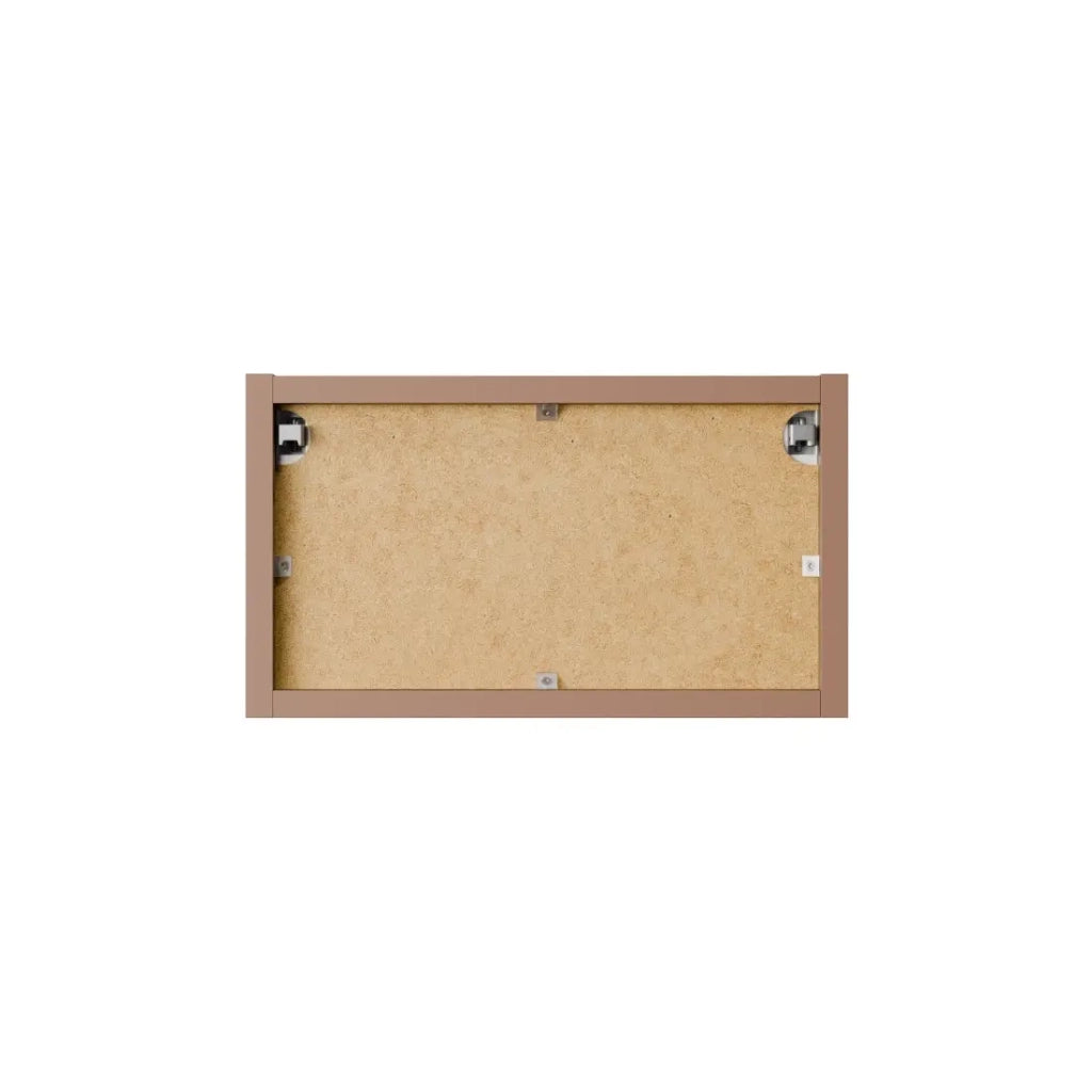 Mobile a parete aperto BRAZZA – 35 cm – Rovere chiaro – Finitura artigianale – Da appendere