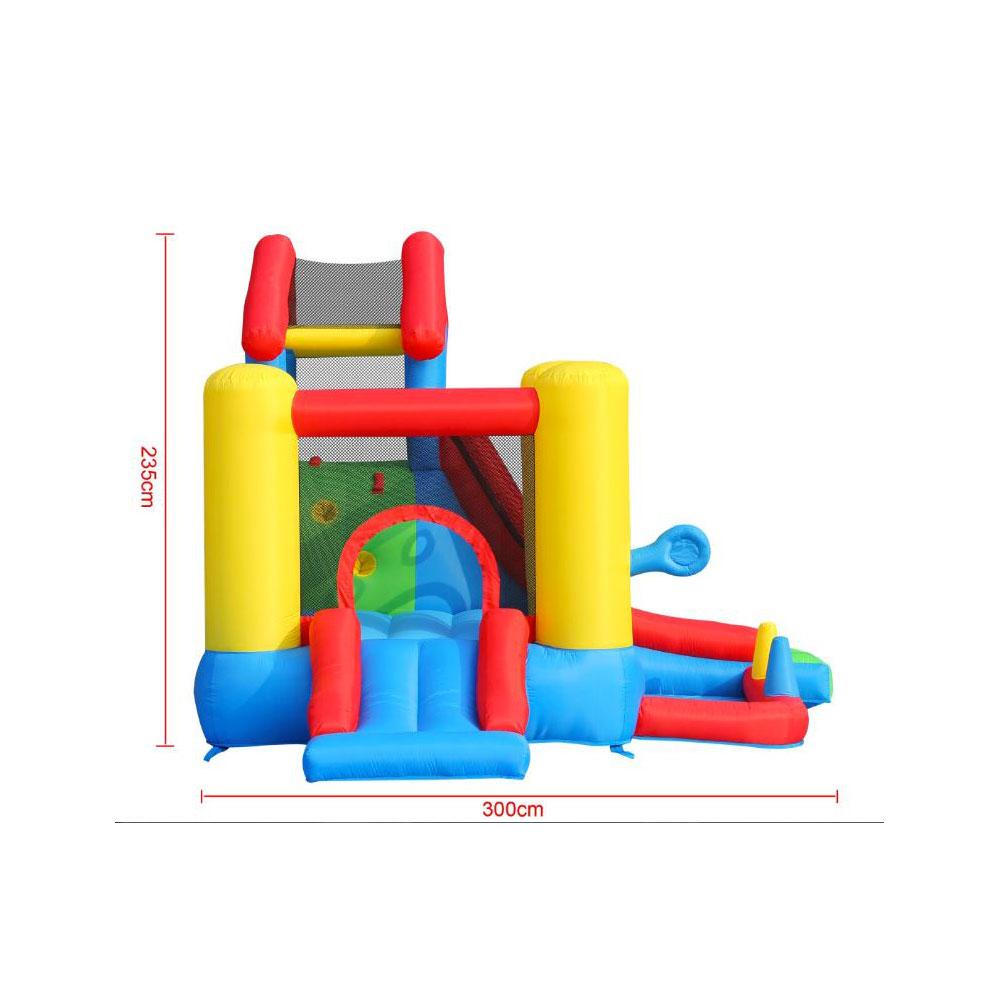 Castello Giostra Gonfiabile 7 in 1 con Pompa Inclusa Happy Hop