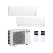 Mitsubishi KIT_ MXZ2F42VF-18DUAL Climatizzatore Dual Split 09+09 BTU Classe A+++-A++ Wifi R32 Bianco