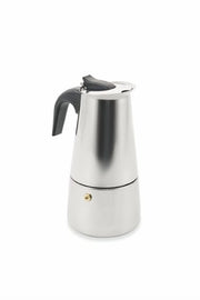ITALIANA CAFFETTIERA 4 TAZZE IN ACCIAIO