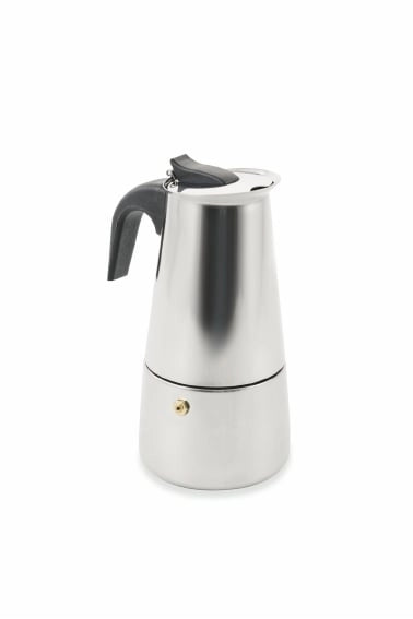 ITALIANA CAFFETTIERA 4 TAZZE IN ACCIAIO