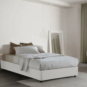 Abici, Letto Piazza e Mezza Materasso Incluso Made in Italy, Bianco