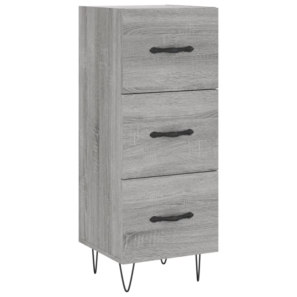 Credenza Grigio Sonoma 34,5x34x180 cm in Legno Multistrato 3198887
