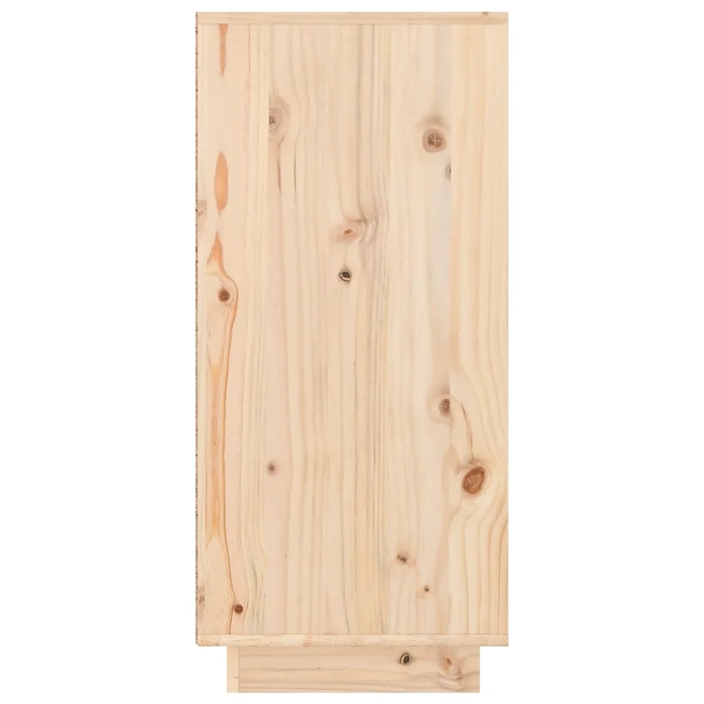 Credenza 110x34x75 cm in Legno Massello di Pino