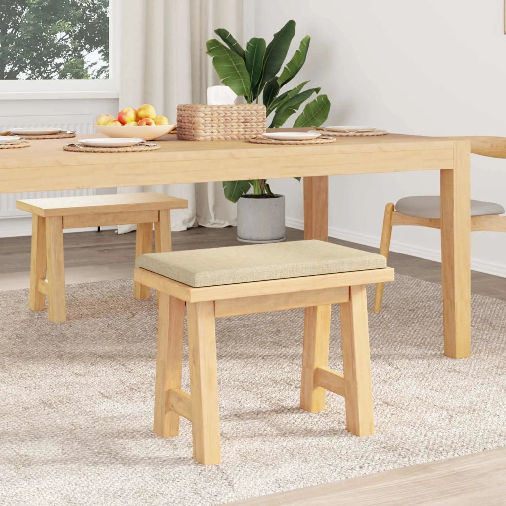 Cuscino per panchina Tessuto Crema Profondità 35 cm 42043169
