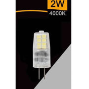 Trade Shop - Lampadina Led G4 Ac/dc 12v 2 W 200 Lumen Luce 4000k 3000k 6500k Spardc-g4-2w-ce3 - -bianco Naturale      -