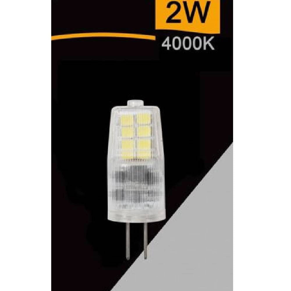Trade Shop - Lampadina Led G4 Ac/dc 12v 2 W 200 Lumen Luce 4000k 3000k 6500k Spardc-g4-2w-ce3 - -bianco Naturale      -