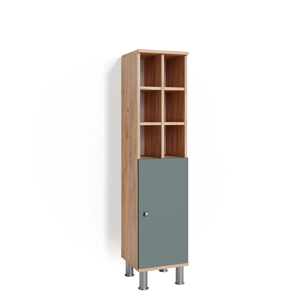 Mobiletto bagno Fynn Verde 30 x 130.6 cm porta grande Vicco
