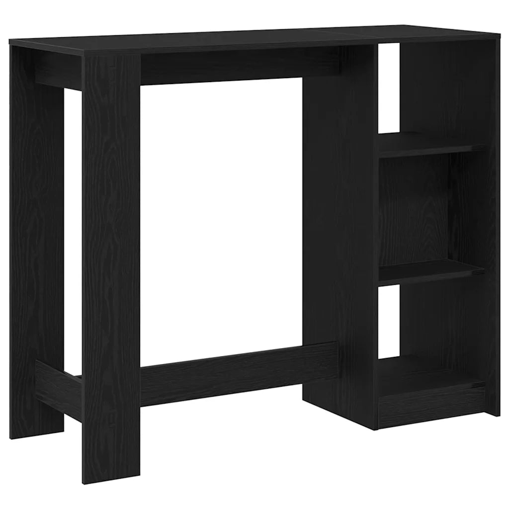 Tavolo da bar Rovere Nero 124 x 46 x 103.5 cm Legno multistrato 868077