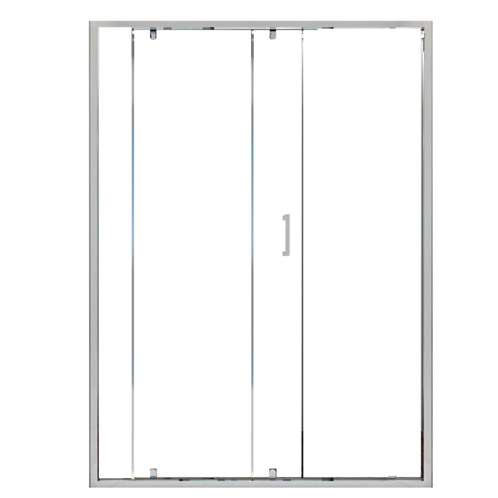 Porta Parete Doccia 1 Anta Scorrevole in Cristallo Trasparente 6mm H195 Bonussi Giuly 90 cm
