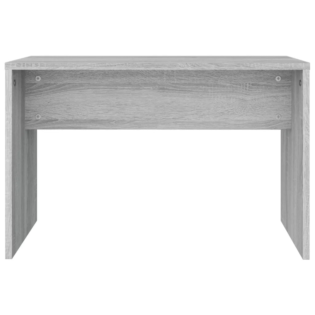 Set Tavolo da Toeletta Grigio Sonoma 86,5x35x136 cm 3114153