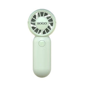 Ventilatore portatile ricaricabile 3W, 500mAh, 3 velocità, 10400 rpm, tipo USB-C per casa e viaggio - SOGO