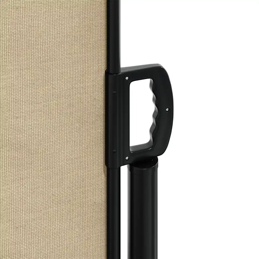 Tenda da Sole Laterale Retrattile Beige 120x600 cm 4004600