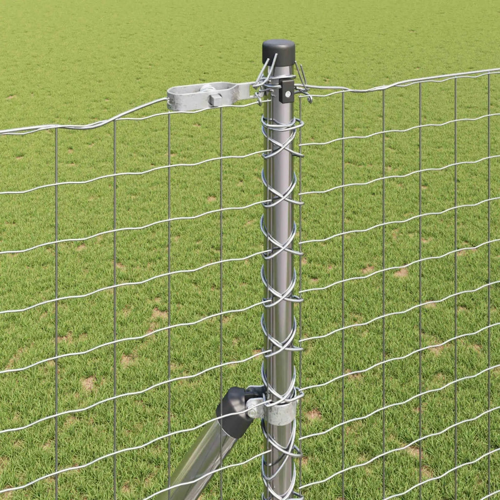Palo della recinzione 2 pz Argento CFW9181879