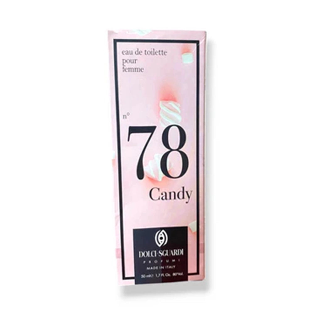 Trade Shop - Profumo Corpo Eau De Toilette Da Donna N°78 Candy Da 50 Ml Fragranza Dolce Gourmand 015150 -