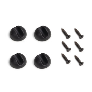 Set di Gambe Hairpin di 3 Bastoncini per Tavolo H710 Verniciato Nero Acciaio Emuca