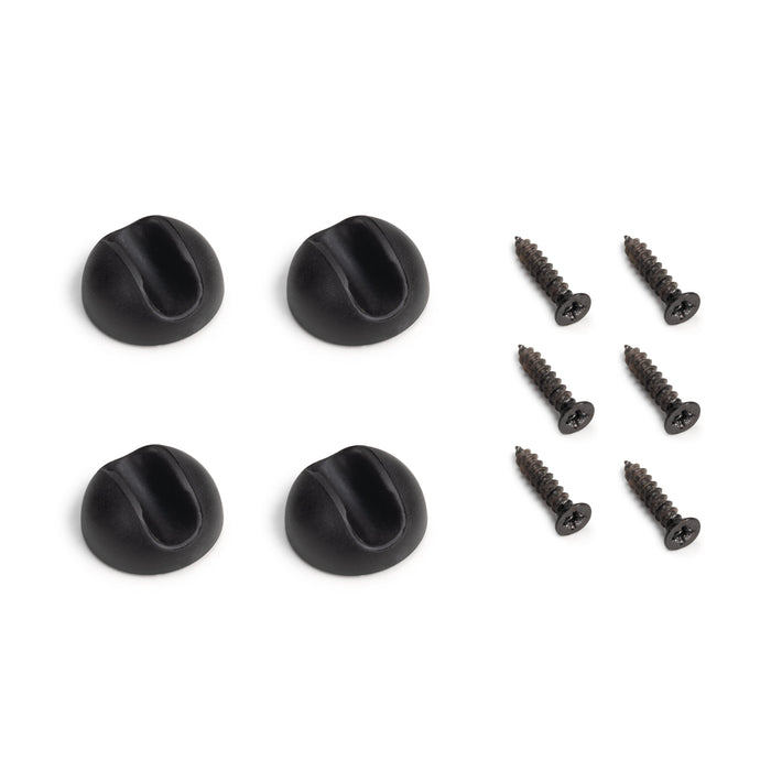 Set di Gambe Hairpin di 3 Bastoncini per Tavolo H710 Verniciato Nero Acciaio Emuca