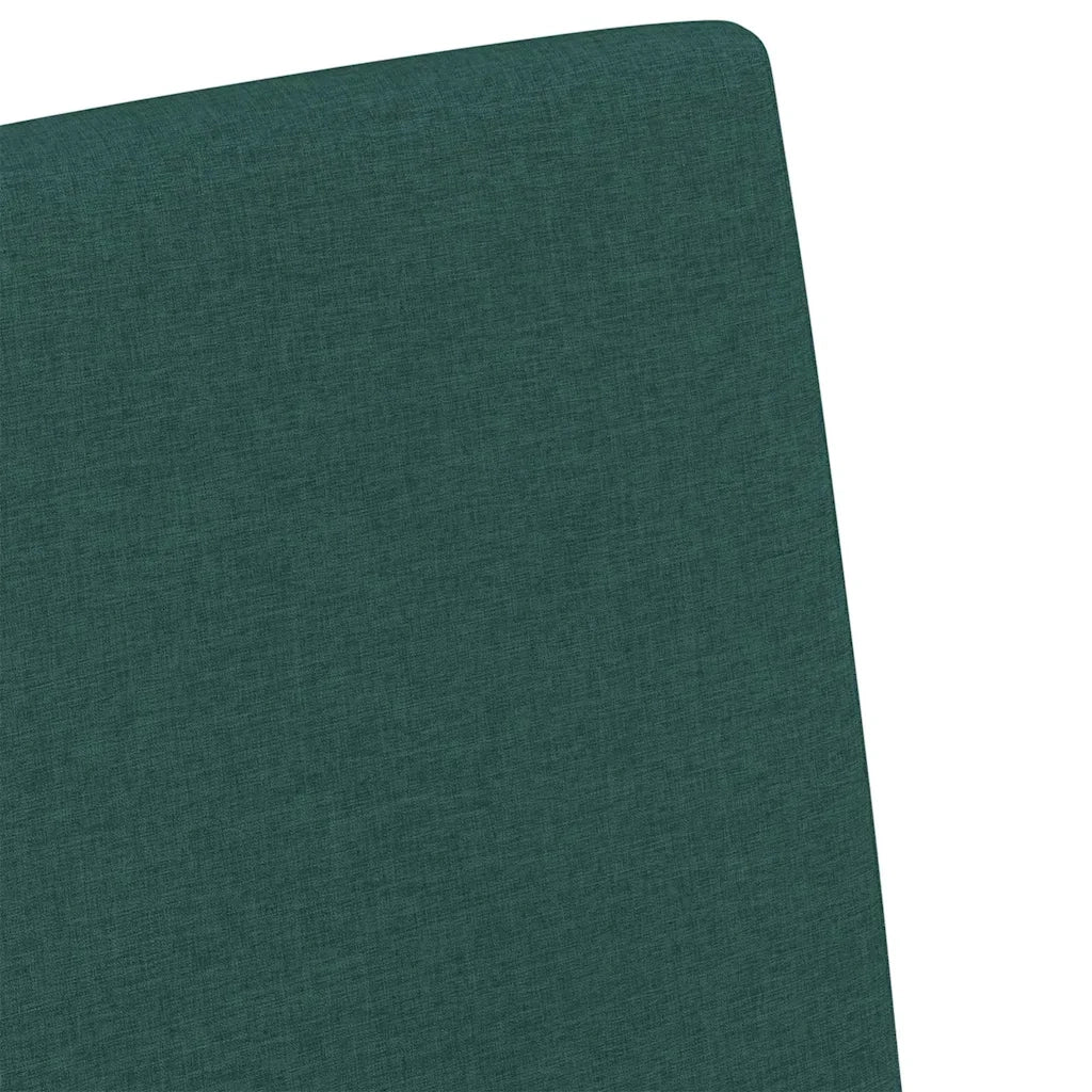 Sedie da pranzo 2 pcs Verde scuro 57 x 67 x 95 cm Tessuto