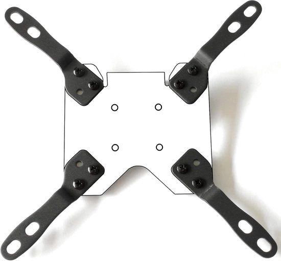 VESA-adapters voor monitorbeugels - Verlenging 10 cm - 4 stuks