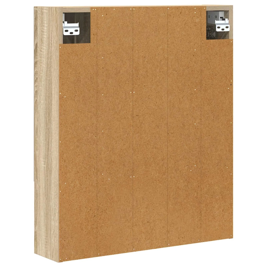 Mobiletto per specchio da bagno Rovere Sonoma 60 x 14.5 x 70 cm 889185