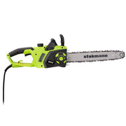Motosega Elettrica 2400W Sega a Catena Taglio 40cm Legna Rami con Freno e olio