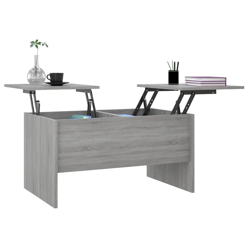 Tavolino Salotto Grigio Sonoma 80x50x42,5 cm Legno Multistrato cod mxl 20747