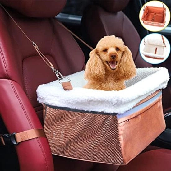 Autoporta per Cane - Sedia per Cane - Posteriore - Rosso